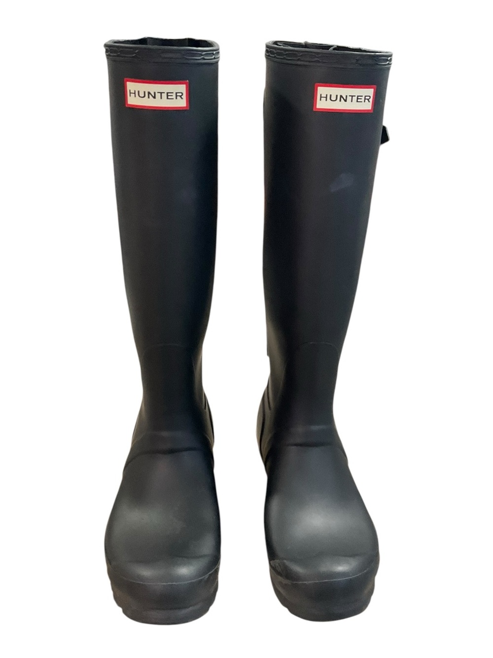Hunter Original Tall Matte Black Waterproof Rain Boots Women’s Size 7 - Picture 5 of 16